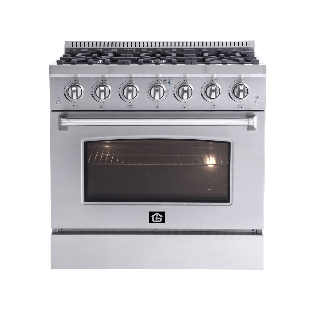 36 INCH FREESTANDING GAS RANGE