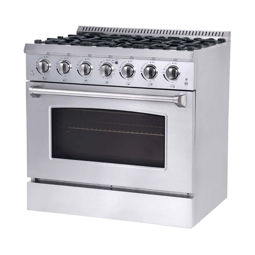 36 INCH FREESTANDING GAS RANGE