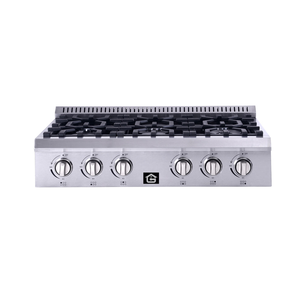 36 INCH GAS RANGE TOP